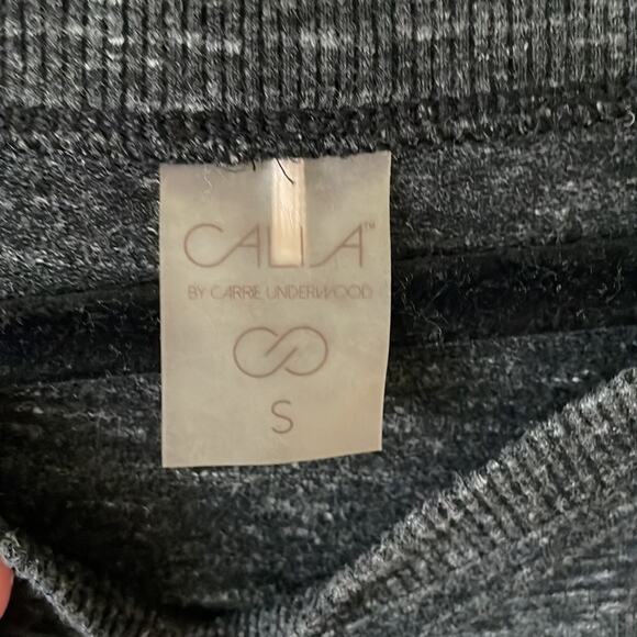 CALIA by CARRIE UNDERWOOD Gray Marled Athletic Sweatshirt Size Small - Picture 3 of 5